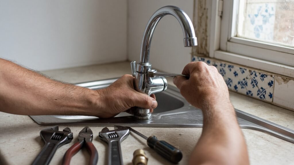 A plumber or an electrician